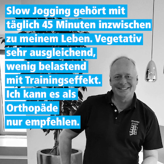 Slow Jogging Empfehlung von Ärzten slowjogging.de